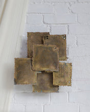 Load image into Gallery viewer, Danish Brutalist Wall Light in Brass by Svend Aage Holm Sørensen

