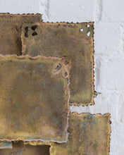 Load image into Gallery viewer, Danish Brutalist Wall Light in Brass by Svend Aage Holm Sørensen
