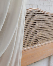 Load image into Gallery viewer, Double Oversized Cane Faux Bamboo Headboard
