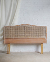 Load image into Gallery viewer, Double Oversized Cane Faux Bamboo Headboard
