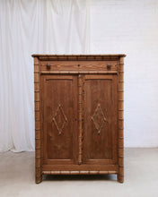 Load image into Gallery viewer, Faux Bamboo Cabinet
