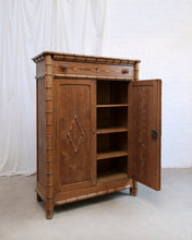 Load image into Gallery viewer, Faux Bamboo Cabinet

