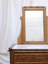 Load image into Gallery viewer, French Faux Bamboo Dresser With Marble Top
