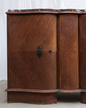 Load image into Gallery viewer, ON HOLD - Red Marble Top Curved Sideboard

