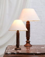 Load image into Gallery viewer, XL Charles Dudouyt Carved Lamp
