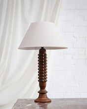 Load image into Gallery viewer, XL Charles Dudouyt Carved Lamp
