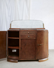Load image into Gallery viewer, Art Deco Stepped Walnut Sideboard
