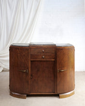 Load image into Gallery viewer, Art Deco Stepped Walnut Sideboard
