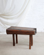 Load image into Gallery viewer, Chunky Wooden Side Table Or Stool
