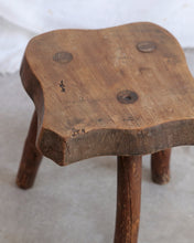 Load image into Gallery viewer, Wooden French Milking Stool
