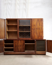 Load image into Gallery viewer, Walnut Art Deco Display Cabinet
