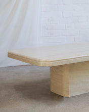 Load image into Gallery viewer, Travertine Coffee Table
