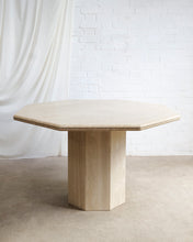 Load image into Gallery viewer, Travertine Octagonal Dining Table
