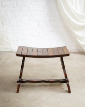 Load image into Gallery viewer, Arts And Crafts Oak Stool

