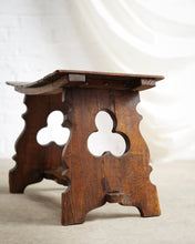 Load image into Gallery viewer, Arts And Crafts Oak Stool
