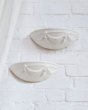 Load image into Gallery viewer, Roman Drape Plaster Sconce Uplighters
