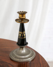 Load image into Gallery viewer, Scalloped Edge Hand Painted Candle Stick
