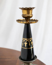 Load image into Gallery viewer, Scalloped Edge Hand Painted Candle Stick
