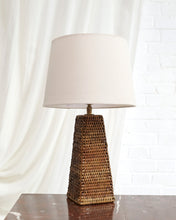 Load image into Gallery viewer, Rattan Basket Weave Lamp
