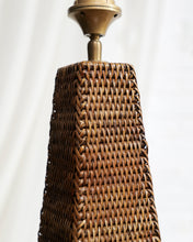 Load image into Gallery viewer, Rattan Basket Weave Lamp
