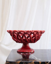 Load image into Gallery viewer, French Lattice Red Dish
