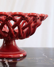 Load image into Gallery viewer, French Lattice Red Dish
