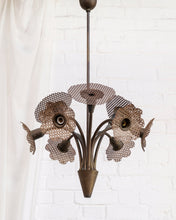 Load image into Gallery viewer, ON HOLD - Mathieu Matégot Perforated Metal Chandelier
