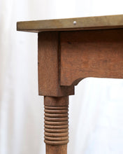 Load image into Gallery viewer, Arts And Crafts Copper Top Side Table
