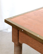 Load image into Gallery viewer, Arts And Crafts Copper Top Side Table
