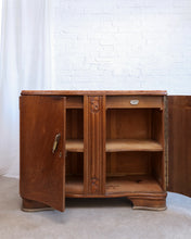 Load image into Gallery viewer, A Matching Pair of Deco Peach Marble Top Sideboards

