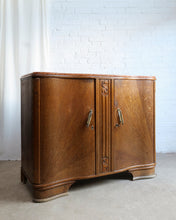 Load image into Gallery viewer, A Matching Pair of Deco Peach Marble Top Sideboards

