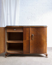 Load image into Gallery viewer, Deco Black Marble Oak Sideboard
