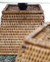 Load image into Gallery viewer, Pair Of Rattan Lamps
