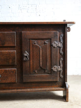 Load image into Gallery viewer, Arts And Crafts Oak Sidebaord
