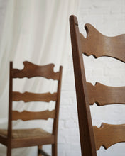 Load image into Gallery viewer, Rush Seat Ladder Back Dining Chairs
