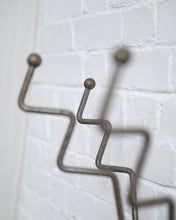 Load image into Gallery viewer, Hand Forged Zig Zag Coat Hooks
