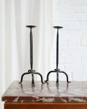 Load image into Gallery viewer, Pair Of Brutalist Candle Holders
