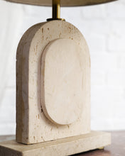 Load image into Gallery viewer, 1970's Travertine Table Lamp

