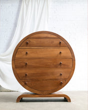 Load image into Gallery viewer, Modernist Round Chest Of Drawers
