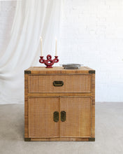 Load image into Gallery viewer, Rattan Cabinet With Bass Hardware
