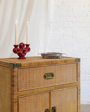 Load image into Gallery viewer, Rattan Cabinet With Bass Hardware
