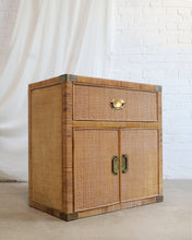 Load image into Gallery viewer, Rattan Cabinet With Bass Hardware
