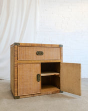 Load image into Gallery viewer, Rattan Cabinet With Bass Hardware
