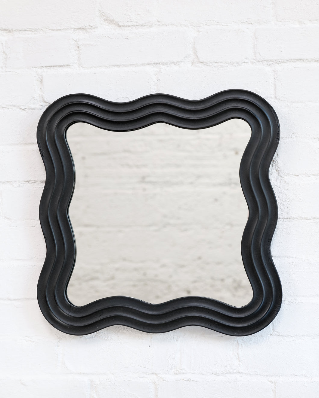 French Wavy Mirror Square