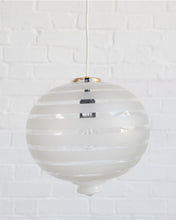 Load image into Gallery viewer, Striped Glass Ball Pendant
