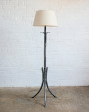 Load image into Gallery viewer, FAUX BAMBOO METAL FLOOR LAMP
