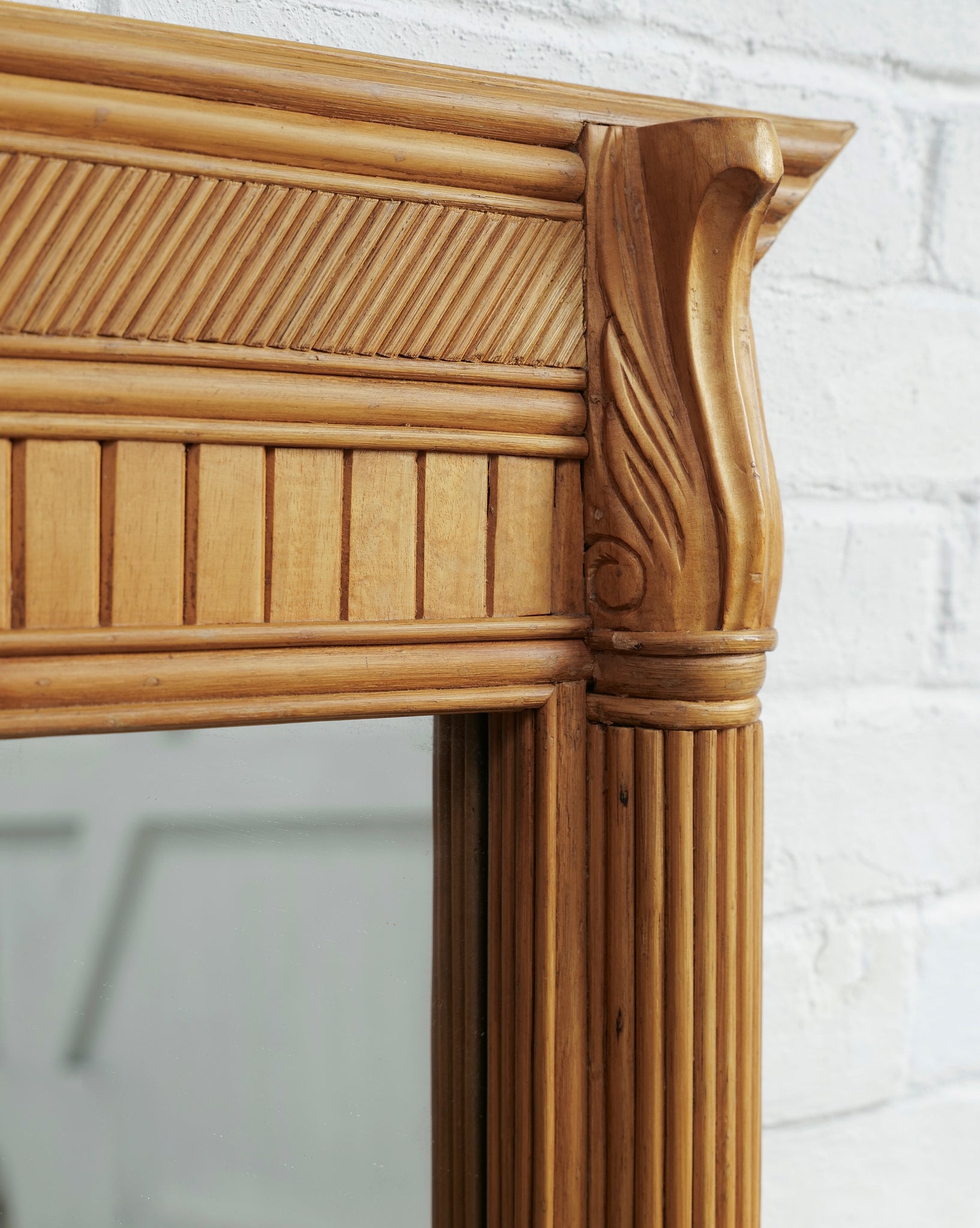 Large Pencil Reed Mirror – Vantage Living