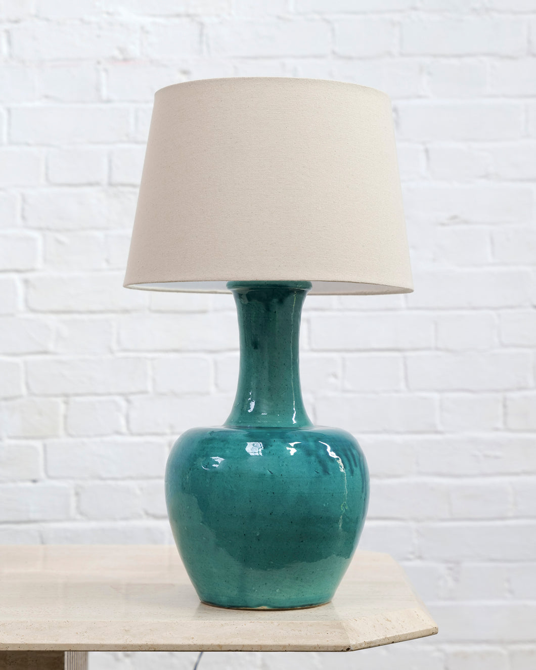 Southern French Ceramic Lamp