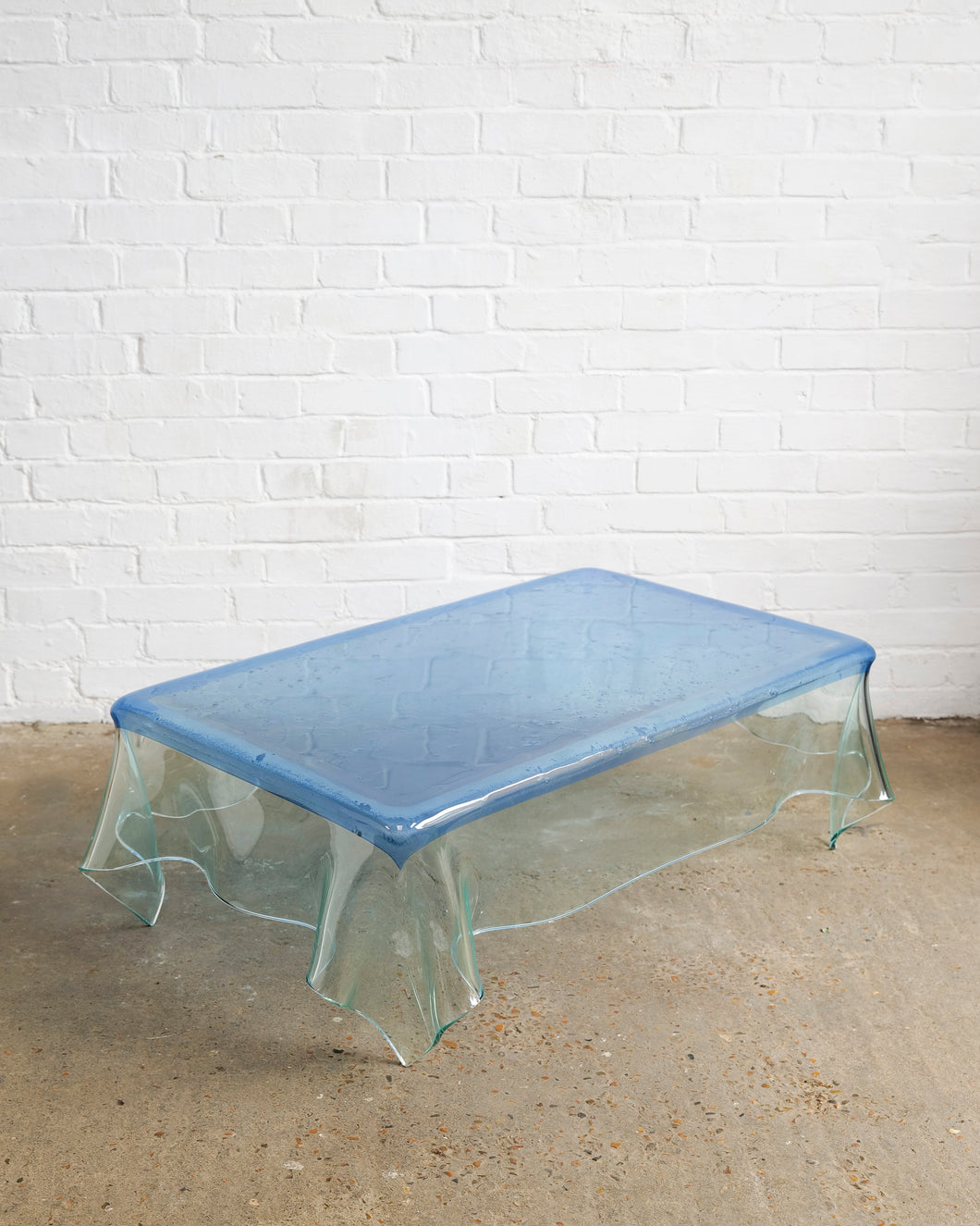 Italian Glass Handkerchief Coffee Table