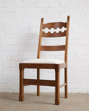 Load image into Gallery viewer, SET OF 6 RAZOR BACK DINING CHAIRS
